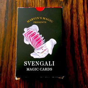 Marvin's Magic Trick Magician SVENGALI Cards New